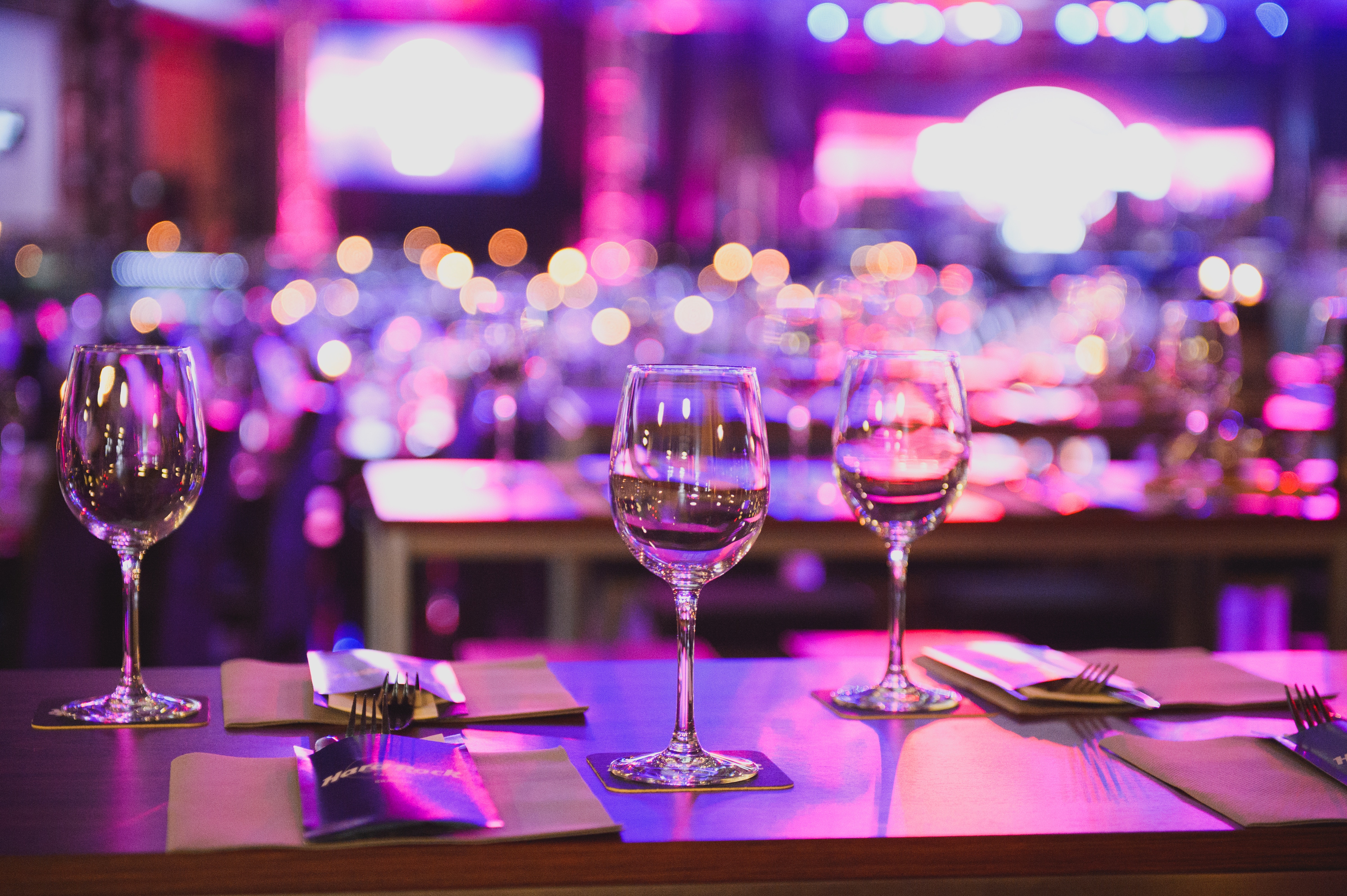 Rooftop dinner under string lights